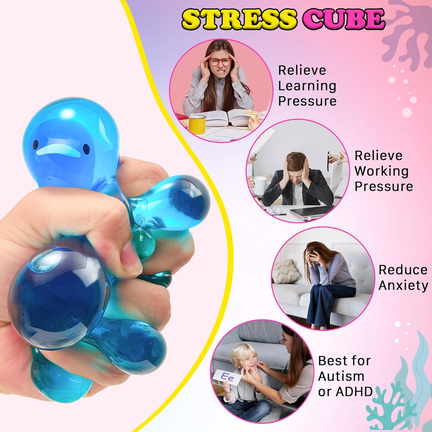 Glow Whale Fidget Cube
