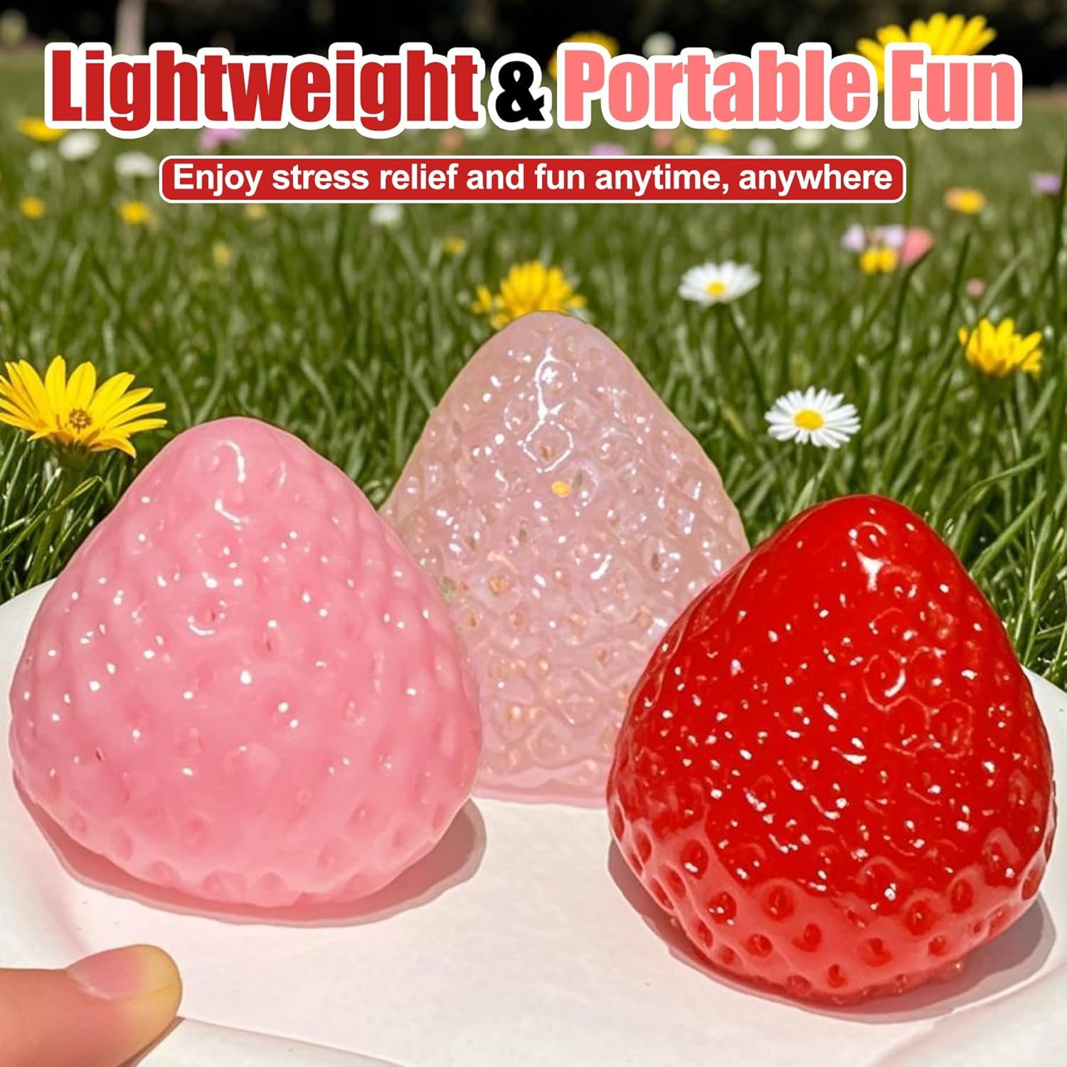 Kawaii Strawberry Stress Toys