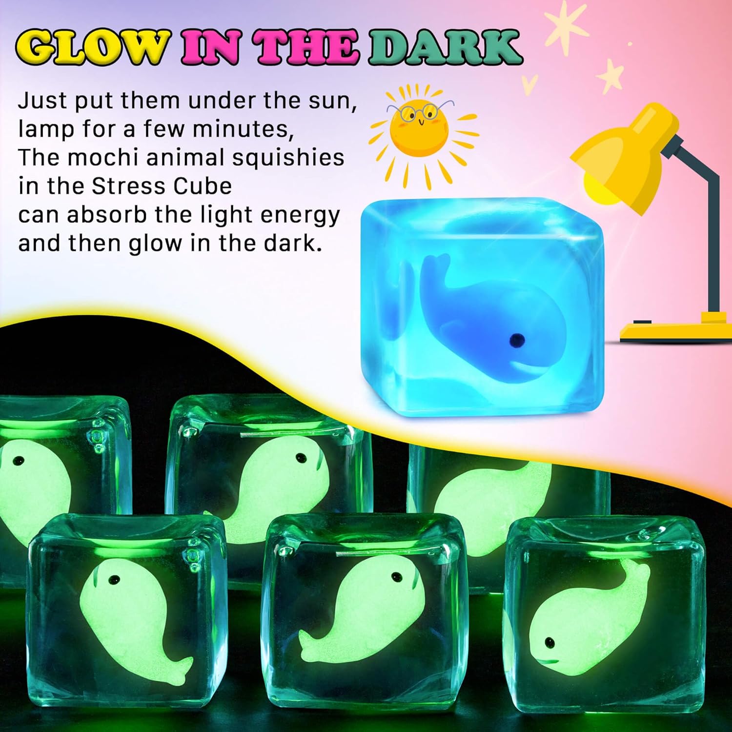 Glow Whale Fidget Cube
