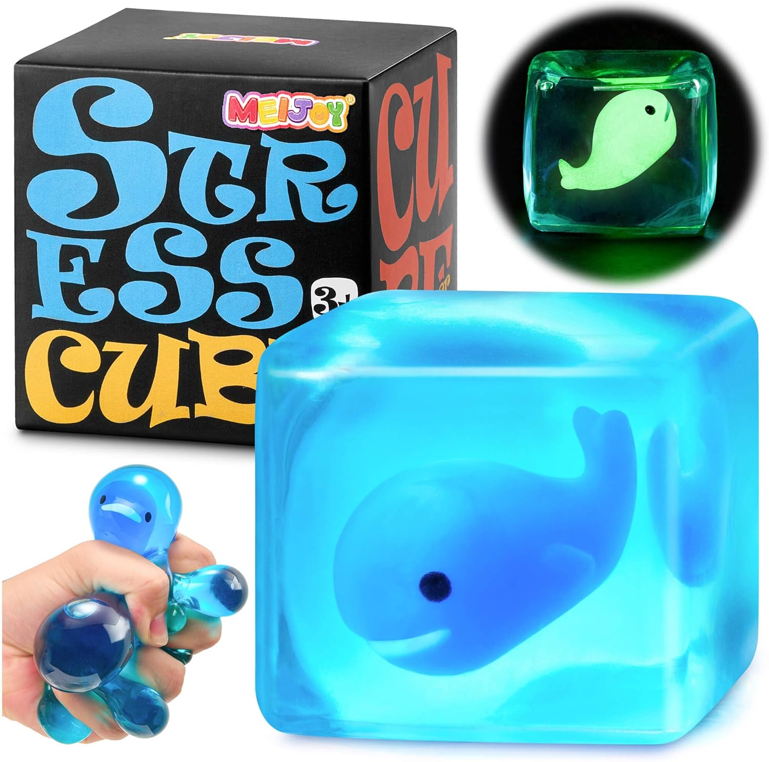 Glow Whale Fidget Cube